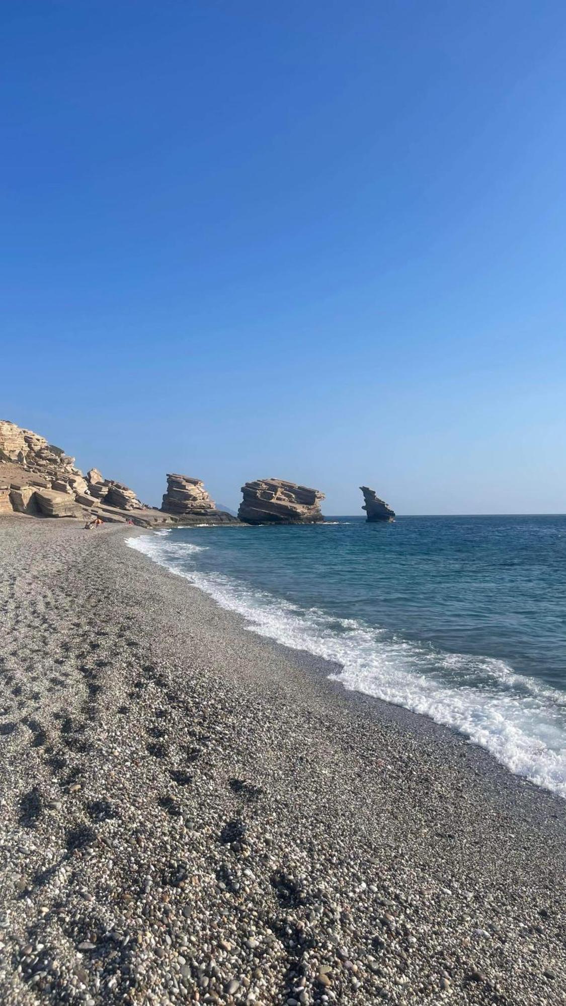 Almyrida Sands Luxury Stone Villa Xirostérnion Eksteriør bilde