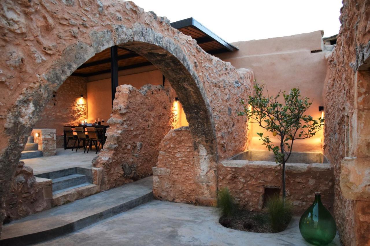 Almyrida Sands Luxury Stone Villa Xirostérnion Eksteriør bilde