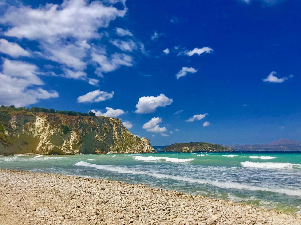 Almyrida Sands Luxury Stone Villa Xirostérnion Eksteriør bilde
